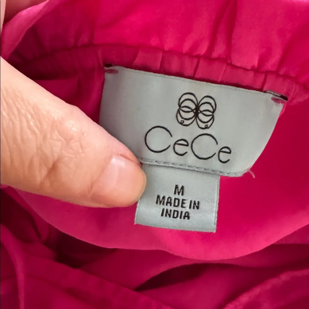 Pink Ruffled Women's Top - Picture 4 of 5